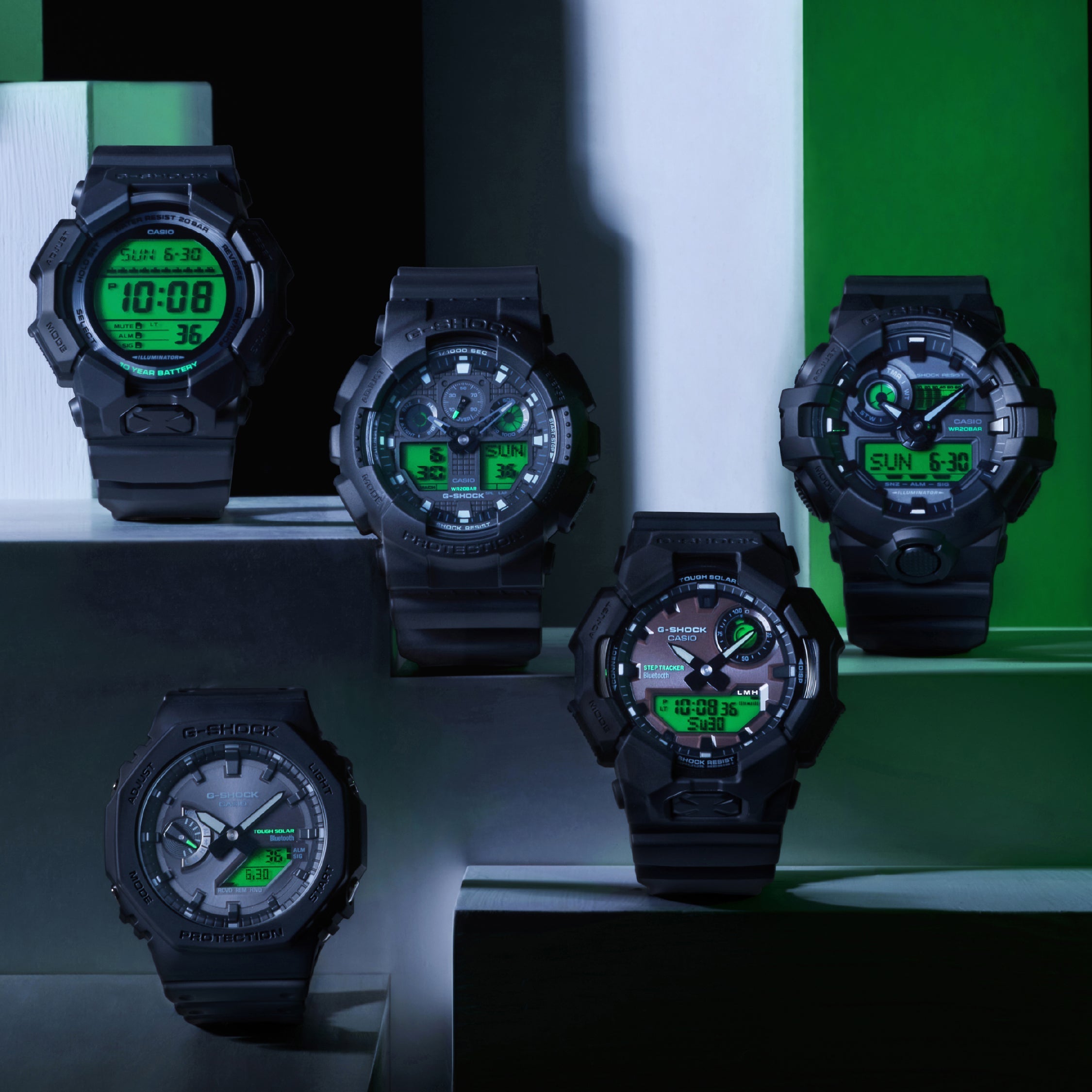 BLACK ELECTRO GREEN